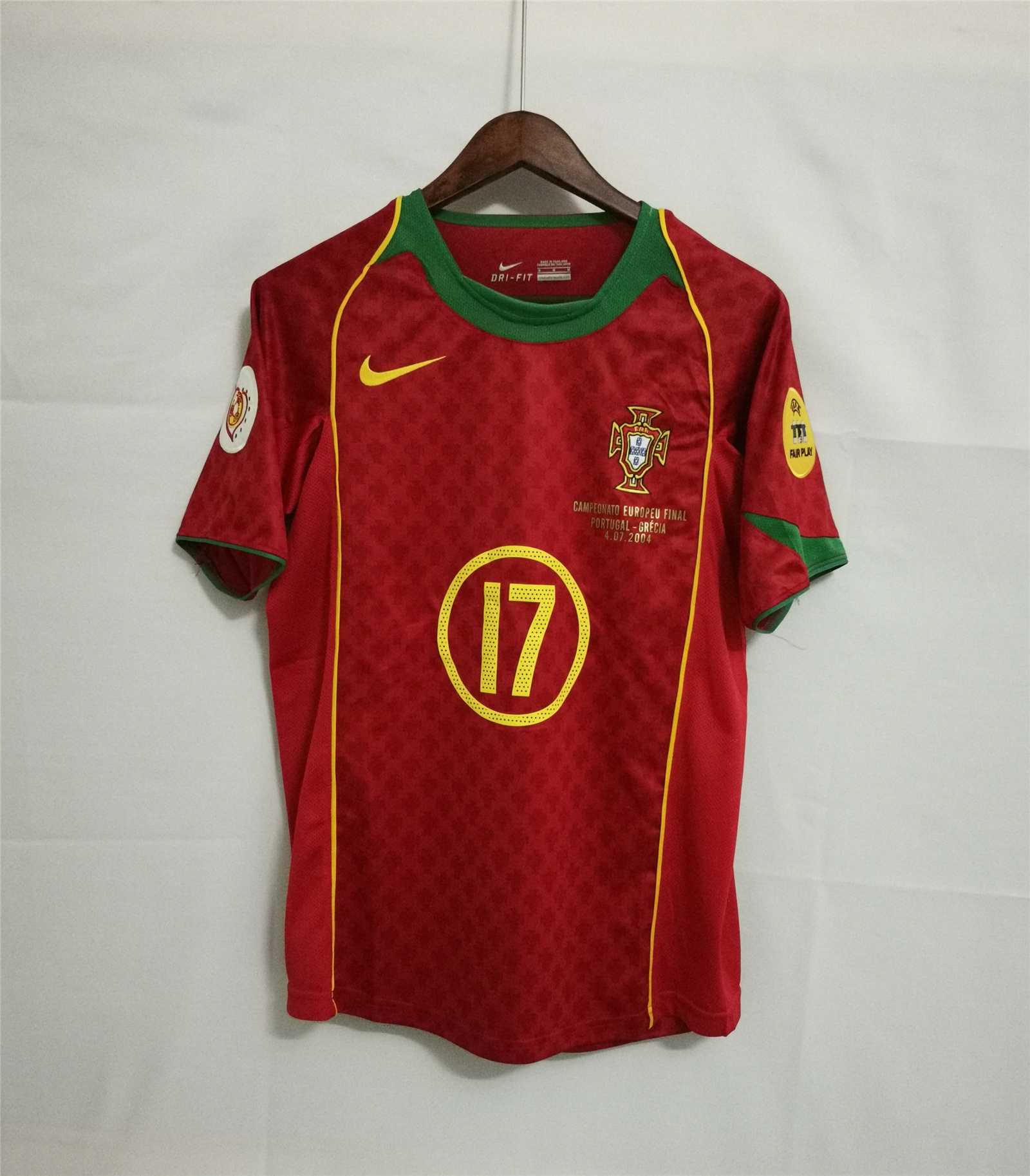 Camiseta Retro Portugal 2004