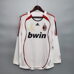 Camiseta Retro AC Milán Manga Larga